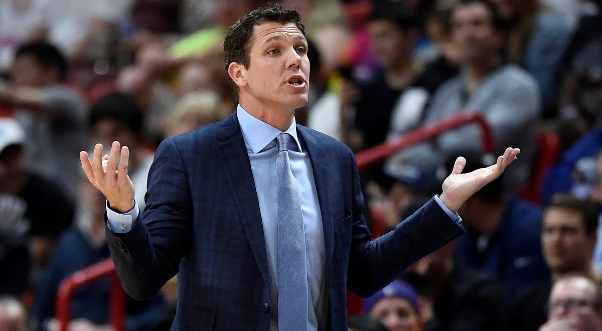 NBA: trener Luke Walton opuszcza Lakers. Przez trzy lata nie potrafił awansować do play-off 