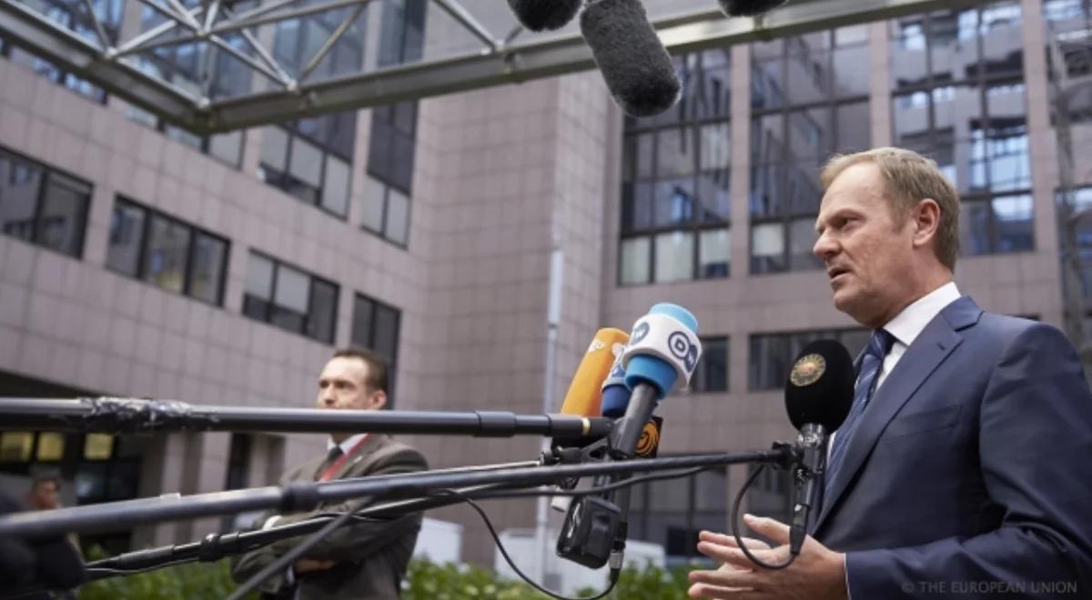 Tusk: strategia energetyczna UE powinna wykluczać Nord Stream 2