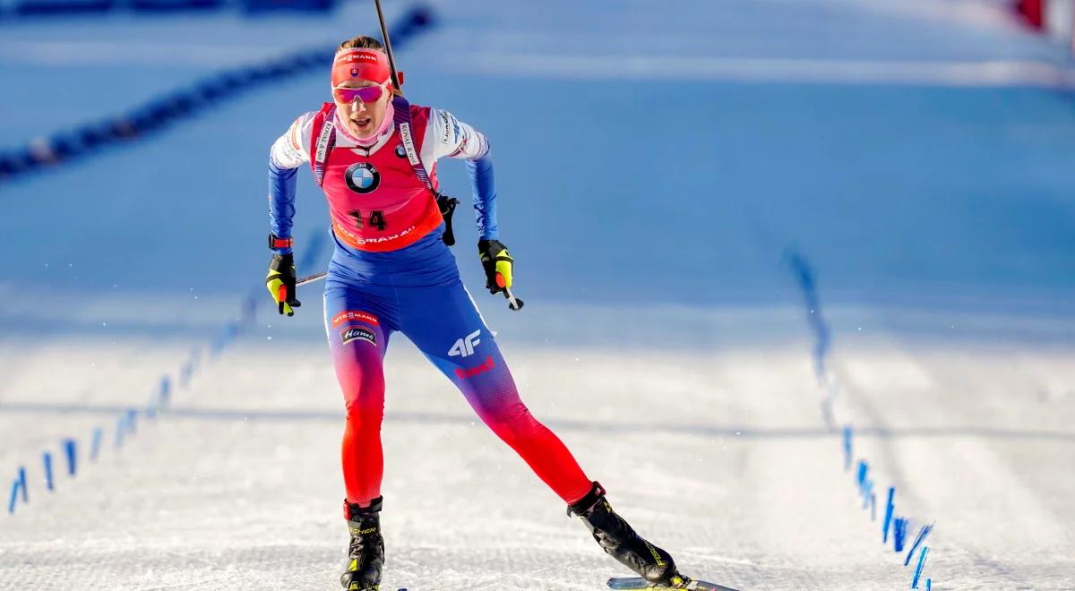PŚ w biathlonie: Kuzmina wygrała sprint w Oslo. Bezbłędna na strzelnicy Hojnisz kończy w drugiej dziesiątce 