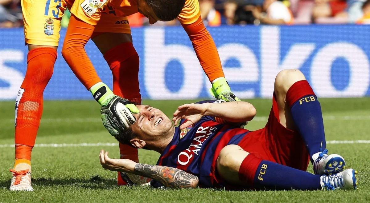 Primera Division: Lionel Messi trafił do szpitala po meczu FC Barcelona - Las Palmas 
