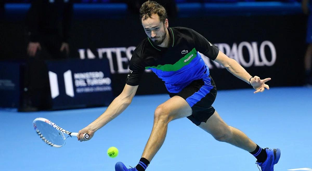 ATP Finals: Miedwiediew lepszy od Rublowa w dwóch setach