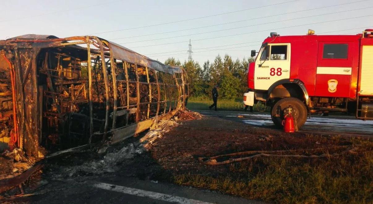 Zderzenie autobusu z ciężarówką w Rosji. Kilkanaście ofiar śmiertelnych