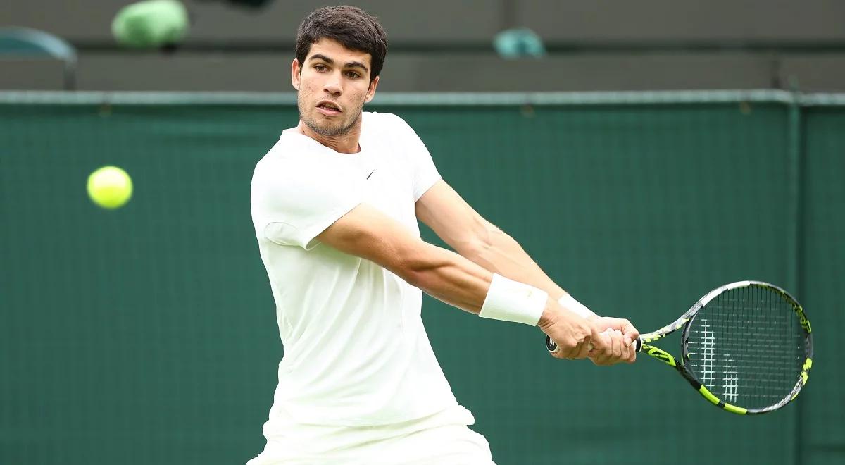 Wimbledon 2023: łatwy awans Carlosa Alcaraza. Hiszpan wygrywa w trzech setach