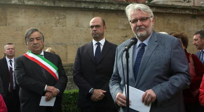 Witold Waszczykowski w Palermo: Polska narażona na wielką falę migracyjną