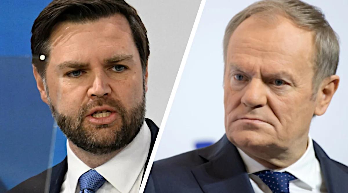 Tusk reaguje na słowa J. D. Vance'a w Monachium. Poszło o papieża Jana Pawła II