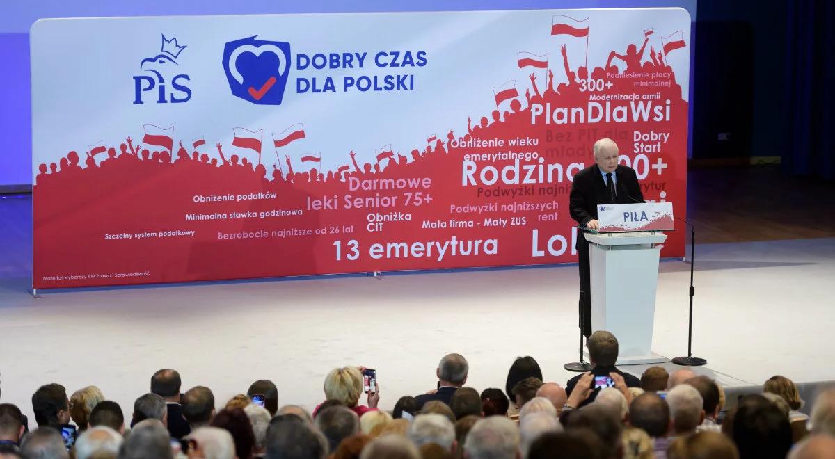 Konwencja Prawa i Sprawiedliwości w Pile. Jarosław Kaczyński: musimy dbać o polską rodzinę