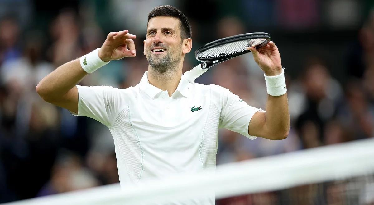 Wimbledon. Novak Djoković rozbił Holgera Rune i przemówił do kibiców. "Nie jesteście w stanie zajść mi za skórę"