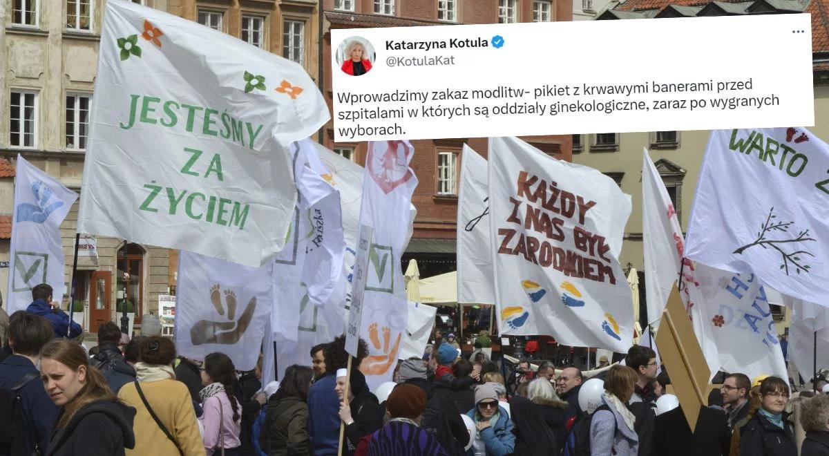 Lewica chce zakazu modlitwy przed klinikami aborcyjnymi. Zapowiadają nowe prawo "zaraz po wyborach"