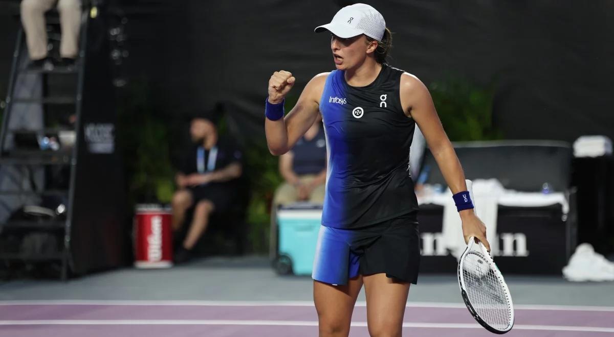 WTA Finals: Iga Świątek najlepszym "piekarzem" od czasów Steffi Graf i Moniki Seles