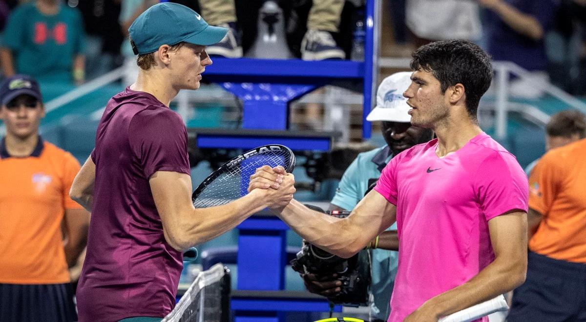 ATP Miami: Alcaraz zatrzymany przez Sinnera. Hiszpan straci prowadzenie w rankingu 