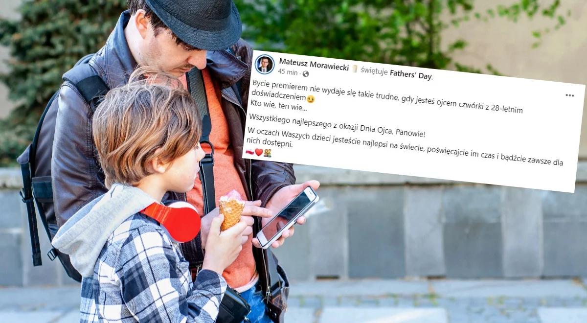 Życzenia dla ojców od premiera. "W oczach waszych dzieci jesteście najlepsi"