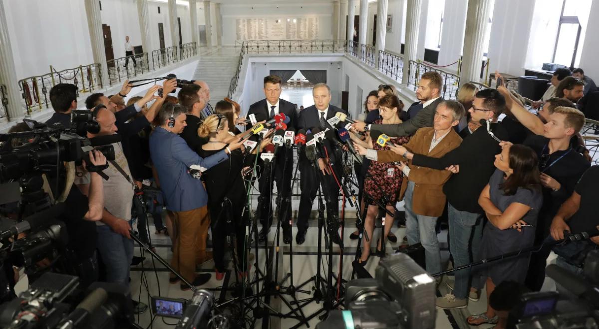 Grzegorz Schetyna i Ryszard Petru wspólnie w obronie niezależności sądów