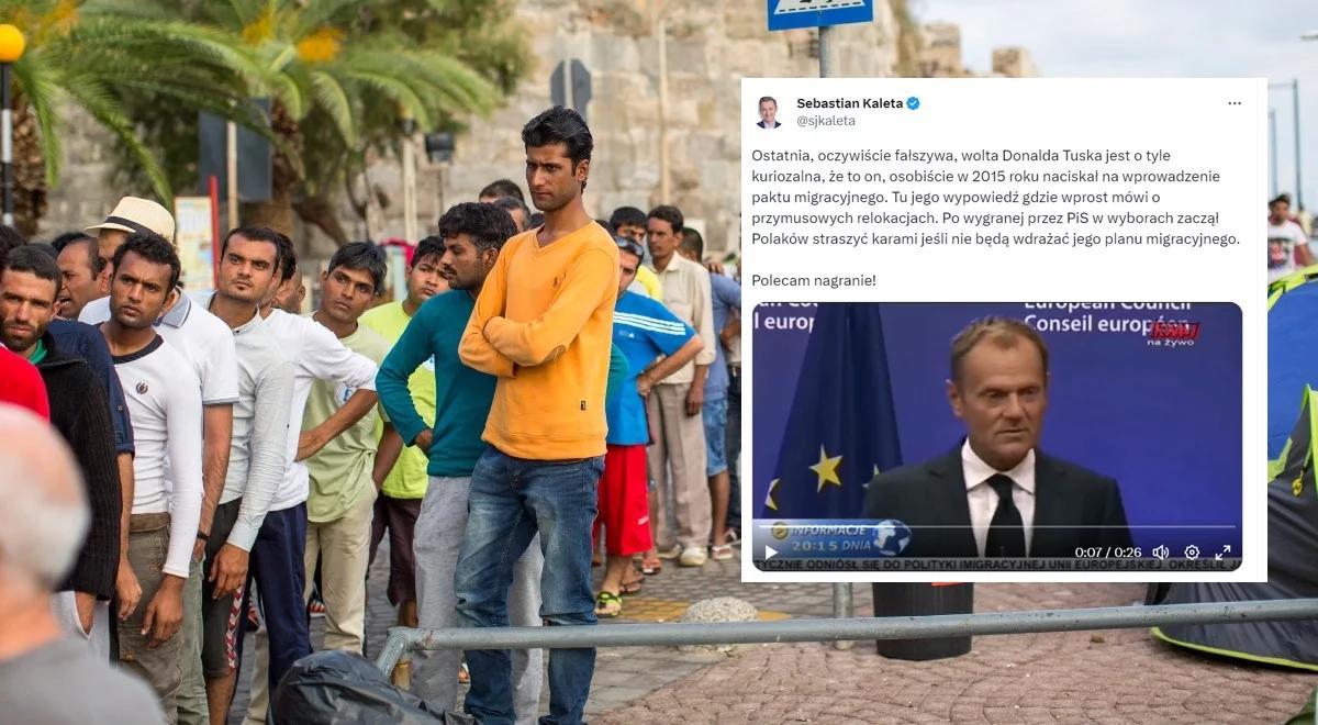 "Tusk straszył karami za brak relokacji". Minister przypomina zawstydzające nagranie lidera PO