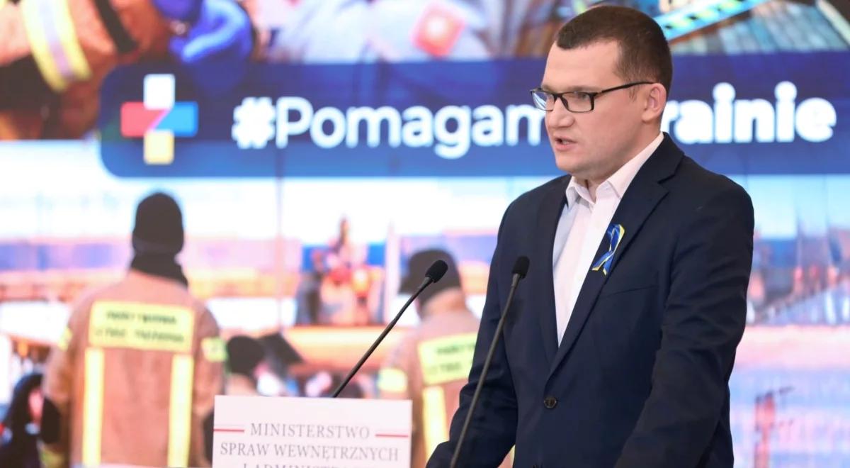 Paweł Szefernaker: budżet państwa zrefinansuje wydatki ponoszone na zakwaterowanie uchodźców z Ukrainy