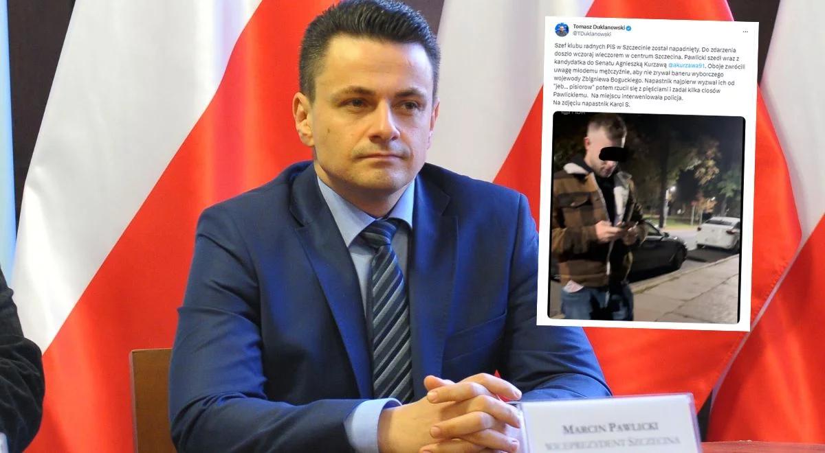 Szczecin: atak na radnego PiS. "Aktywny działacz siłowniowy" bił, kopał i wyzywał	