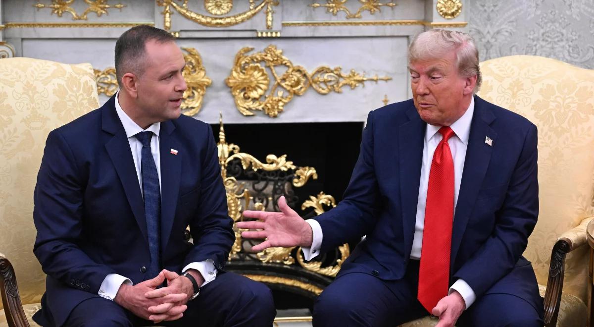Prezydent w Białym Domu. "Trump cisnął Nawrockiego"