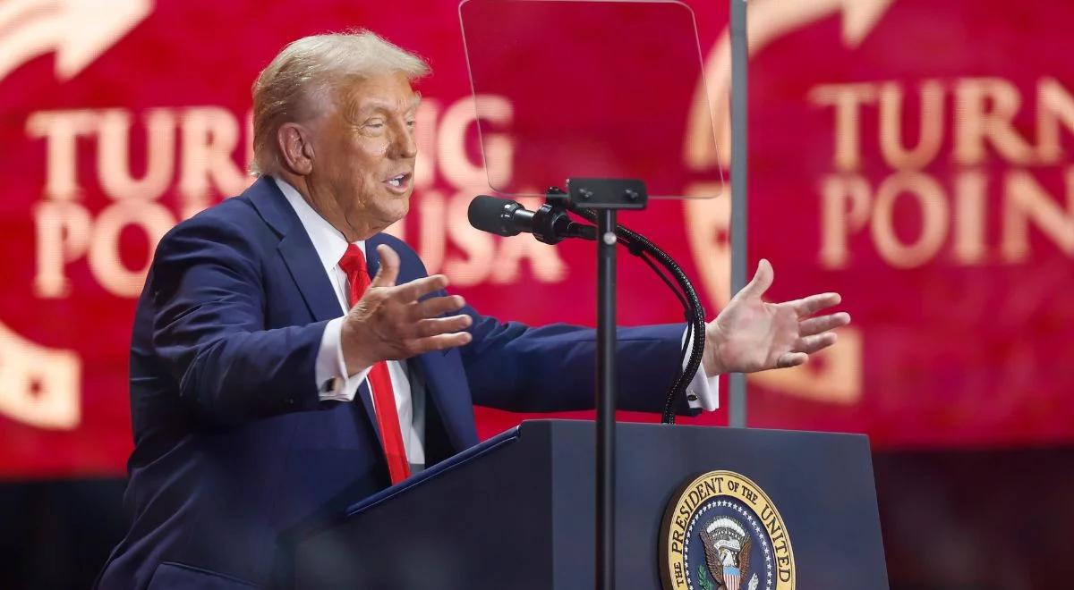Trump ostro o przeciwnikach politycznych na pogrzebie Kirka. "Ja ich nienawidzę"