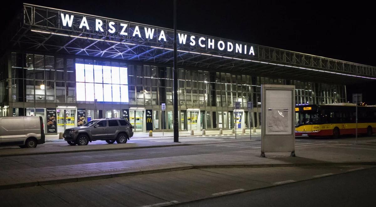 Warszawa. Ewakuacja pasażerów na Dworcu Wschodnim. Służby w akcji