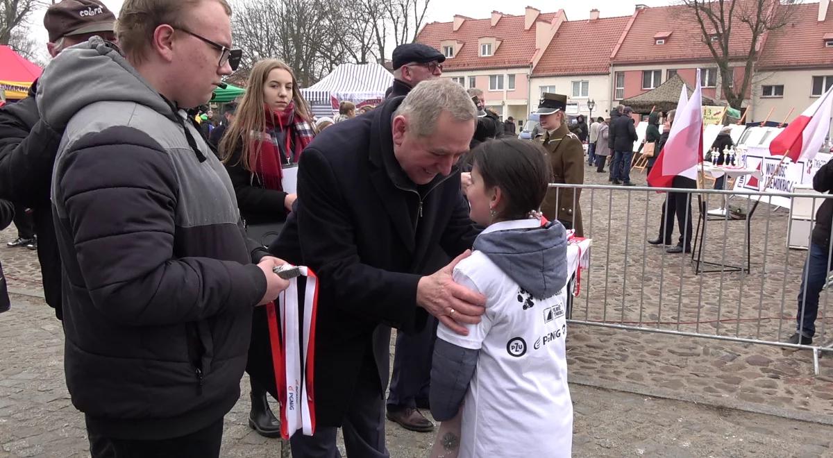 Wyjątkowy Bieg Tropem Wilczym w Pułtusku. Uczestnicy biegli z miejsca kaźni na mogiły Wyklętych