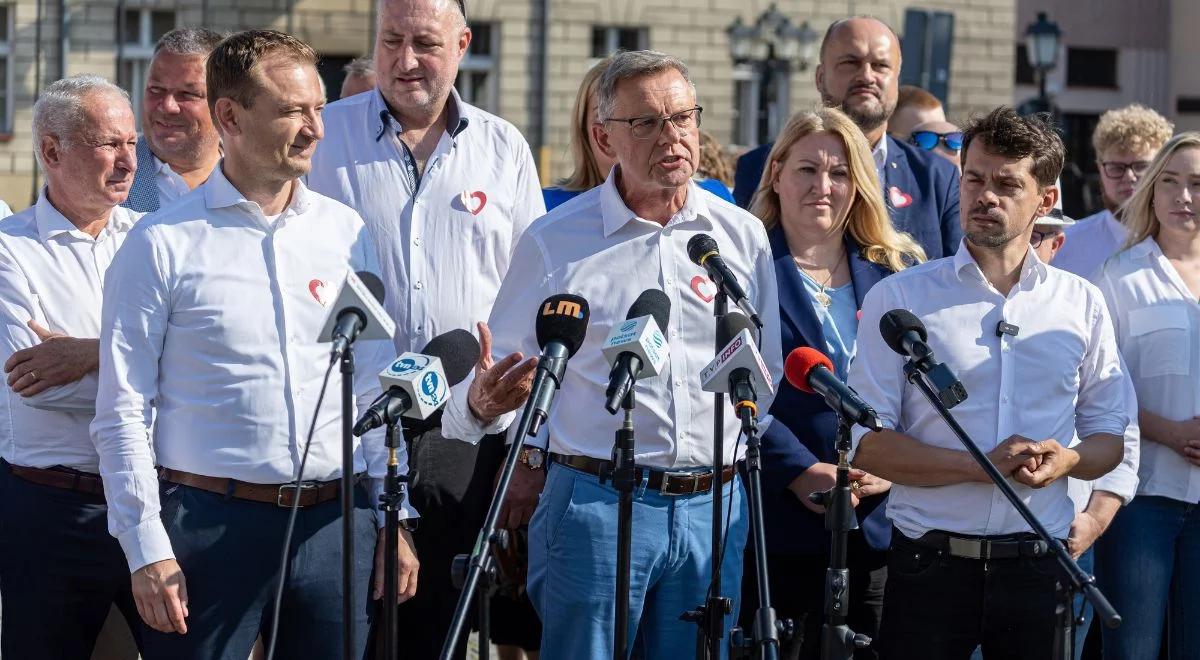 Nitras i Kołodziejczak wspólnie na wiecu wyborczym. "Agrounii chyba już nie ma"