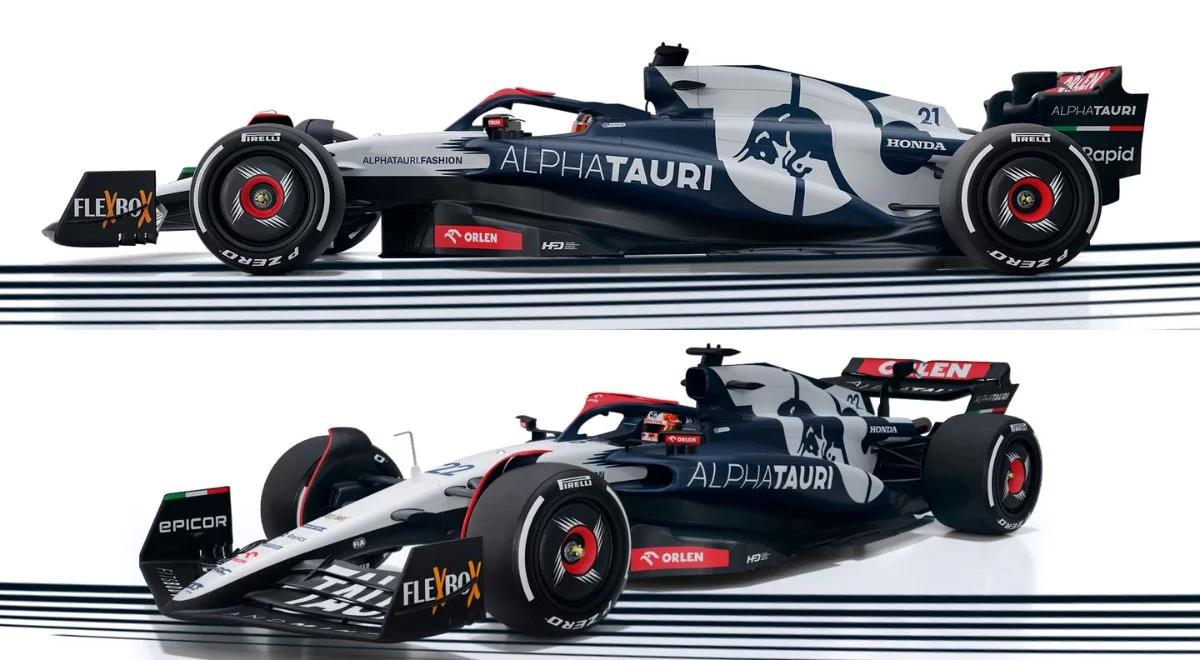 Logo PKN Orlen znów w F1! Zespół Alpha Tauri pokazał bolid na sezon 2023