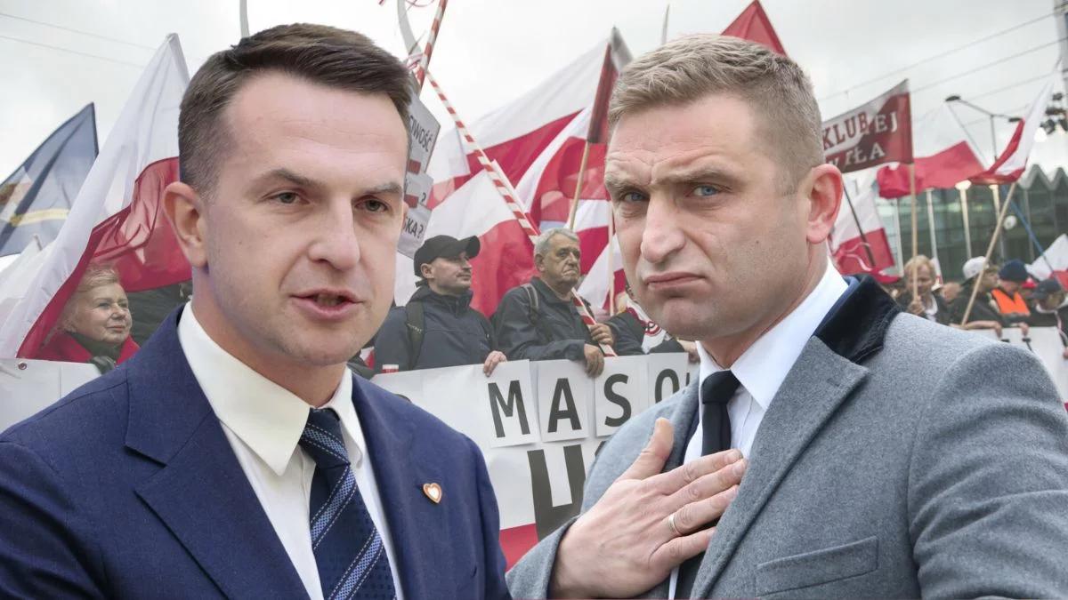 Szłapka starł się z Bąkiewiczem. "Hipokryto, nie ucz nas patriotyzmu"