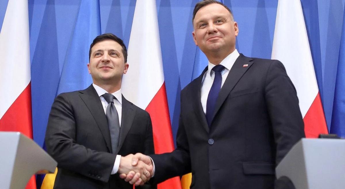 Andrzej Duda przyjął Wołodymyra Zełenskiego. "To próba wyprzedzenia ciosu ze strony Rosji"