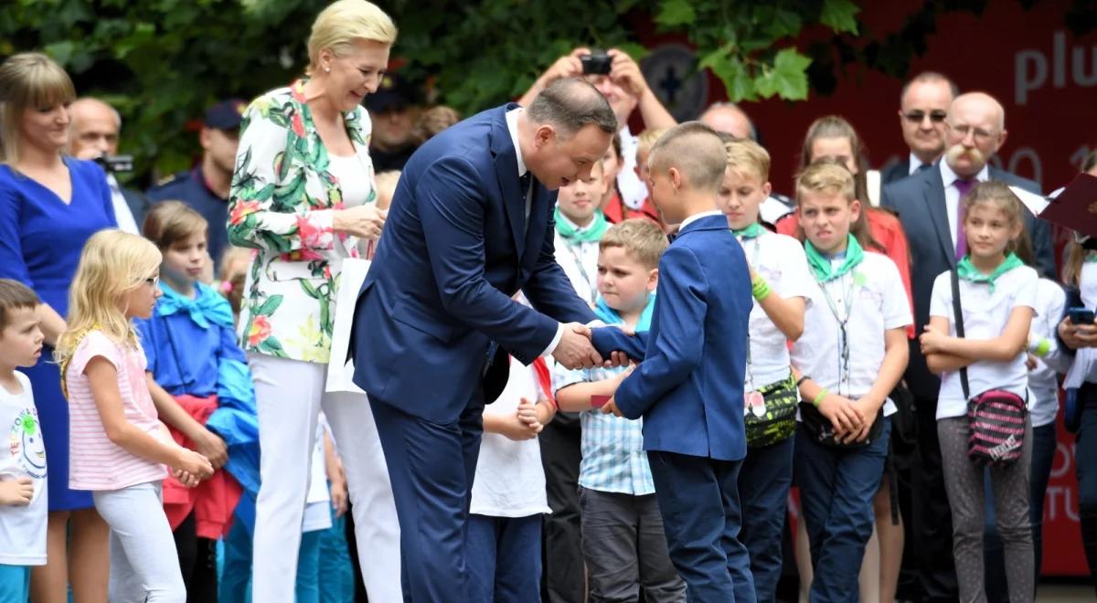 Prezydent wręczył medal za Ofiarność i Odwagę 9-letniemu Adrianowi Grodzkiemu