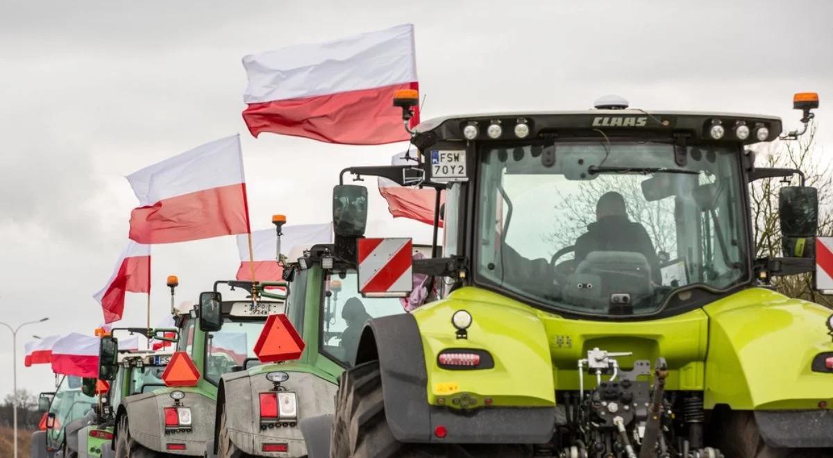 Protest rolników. Utrudnienia na Mazowszu. Zablokowane rondo