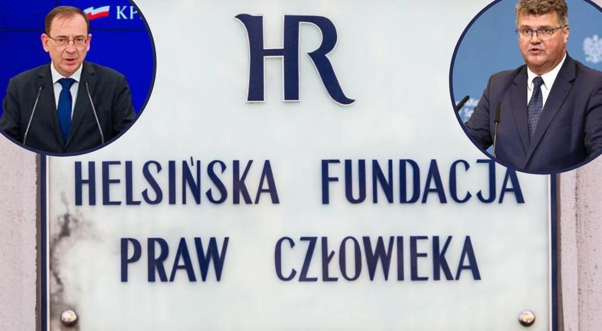 "To niesprawiedliwe przekłamanie". HFPC o nazywaniu Kamińskiego i Wąsika więźniami politycznymi