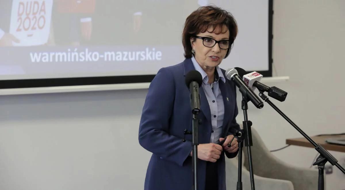 Elżbieta Witek: rodzina i jej obrona są priorytetem prezydenta Andrzeja Dudy