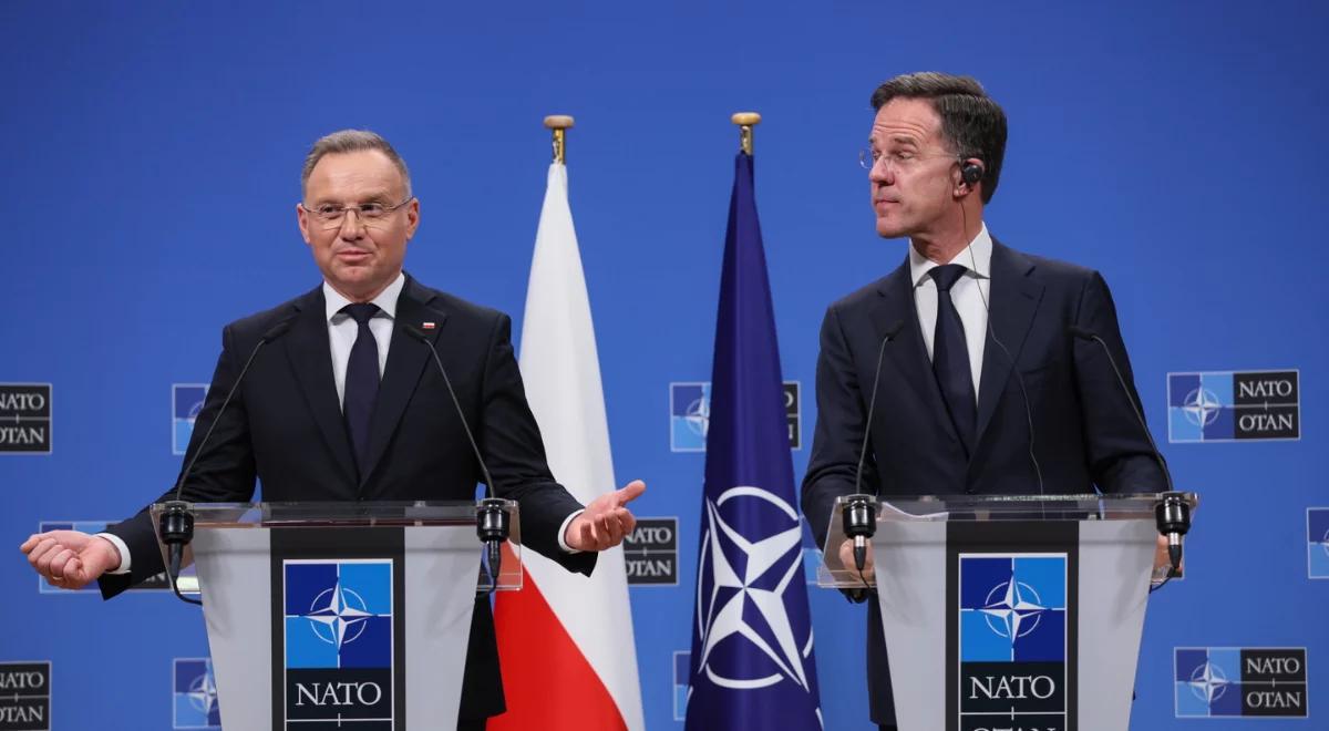 Wniosek do szefa NATO. Andrzej Duda: Polska ryzykuje na codzień