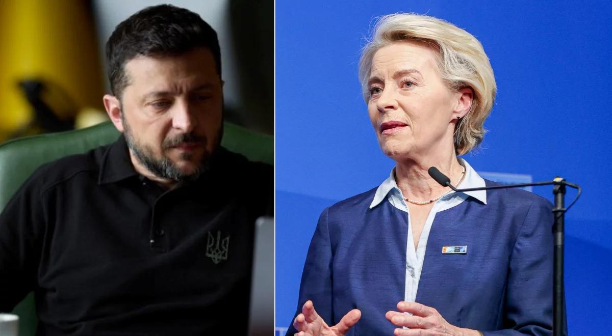 Ukraina w UE. O tym rozmawiali Zełenski i von der Leyen