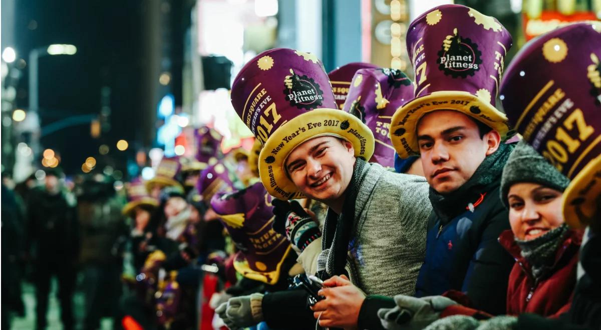 2 miliony ludzi witały Nowy Rok na nowojorskim Times Square