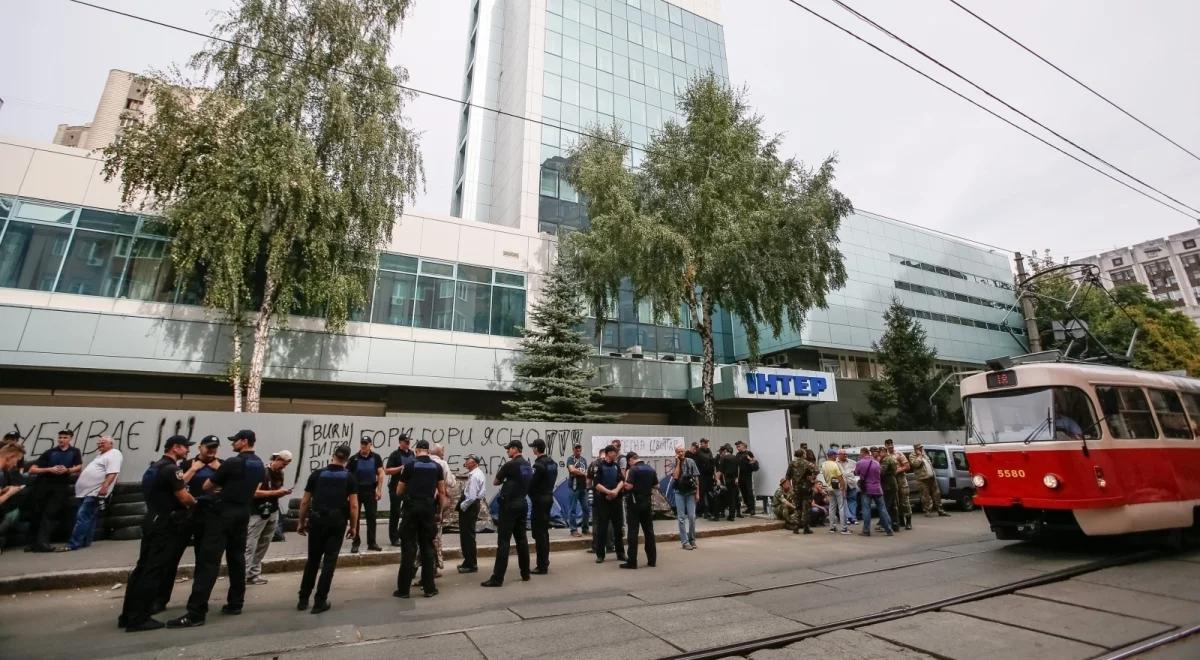 Incydent w TV Inter na Ukrainie. UE apeluje o niezależne śledztwo 