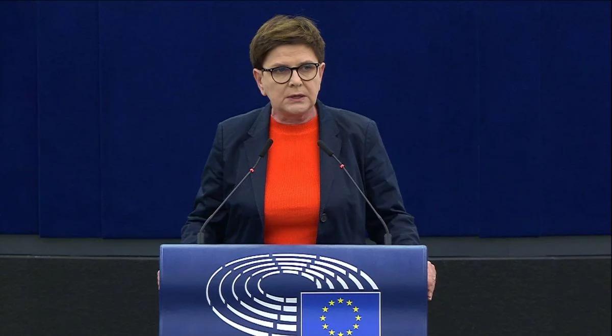 Beata Szydło krytycznie o planach UE: Niemcy próbują przeforsować swoją wizję Europy