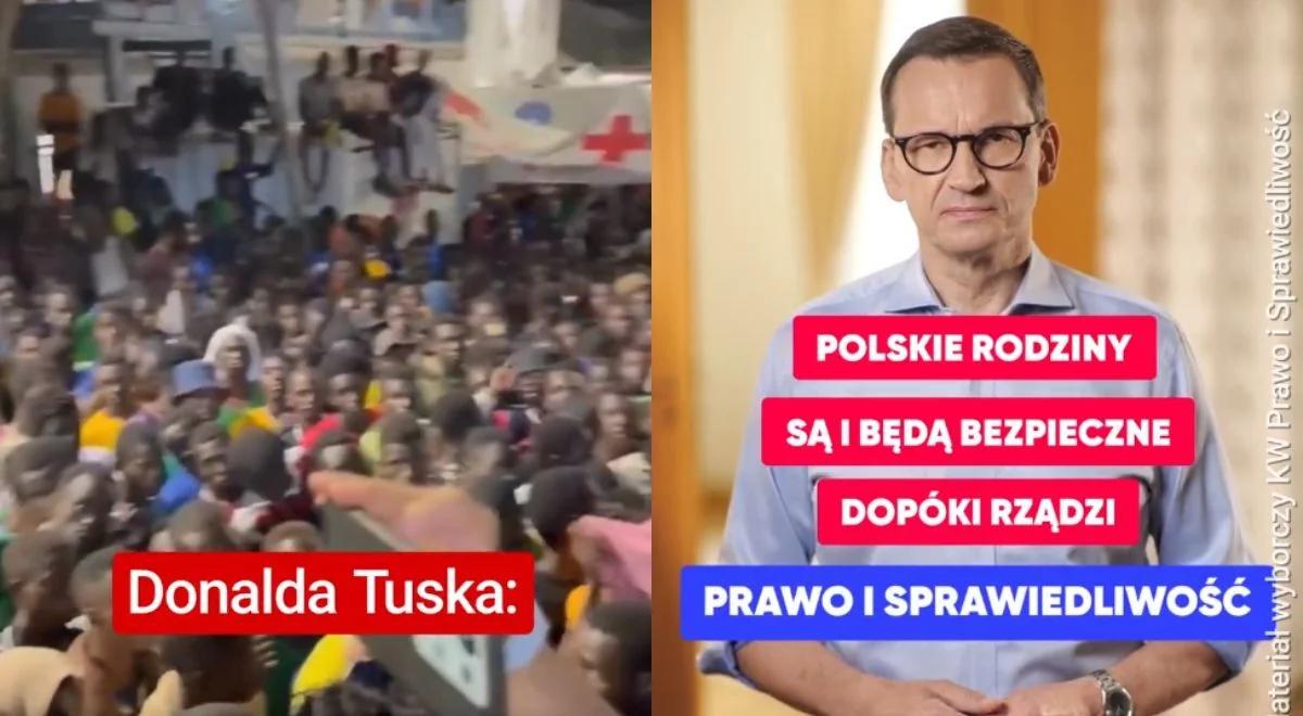 Premier Morawiecki ostrzega: Tusk wpuści tylu imigrantów, ilu każą mu Niemcy