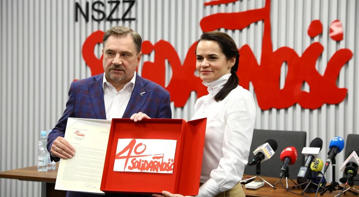 Politolog: najlepszy ruch ws. Białorusi zrobił szef Solidarności Piotr Duda