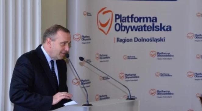 Grzegorz Schetyna: premier może wkroczyć na drogę przed Trybunał Stanu