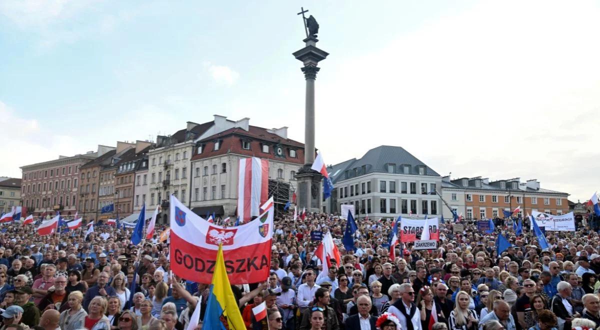 Wiec PO w Warszawie. Mamy dane na temat frekwencji