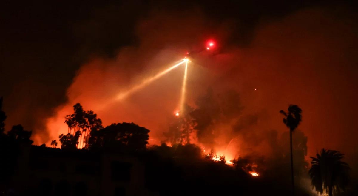 Pożary w Los Angeles. Masowa ewakuacja i godzina policyjna