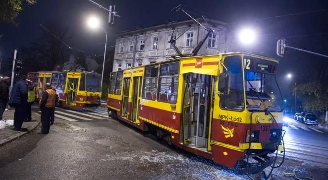 Zderzenie tramwaju z autobusem w Łodzi