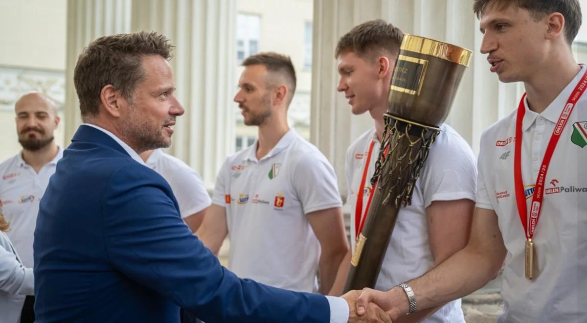 Koszykarze Legii triumfują, Trzaskowski obiecuje. "Czeka ich ważne wydarzenie"