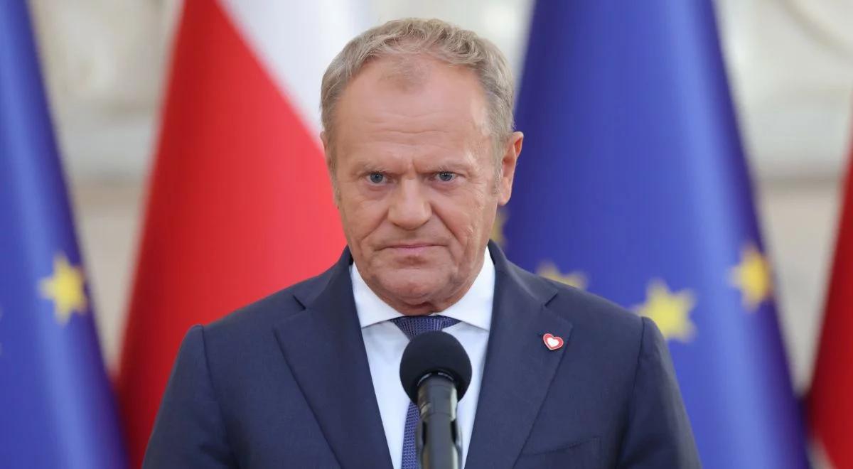 Akt oskarżenia wobec Błaszczaka. Tusk: zapomniałem o pańskim istnieniu