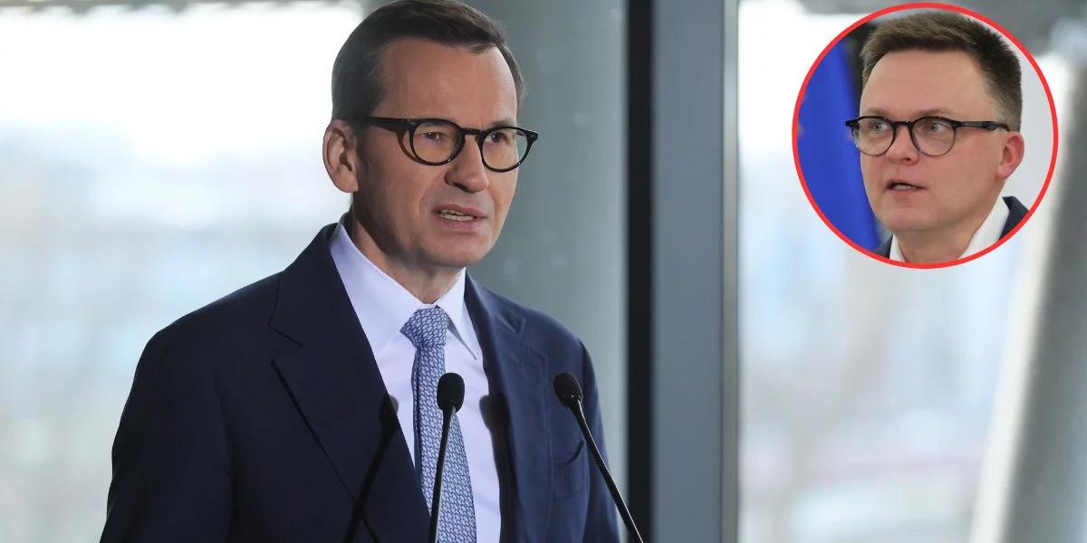 Premier Morawiecki: marszałek Hołownia ma okazję, by przed milionami Polaków udowodnić, że ma talent