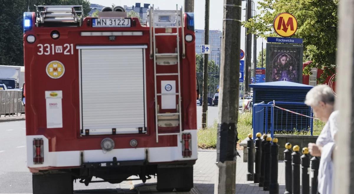 Znów dym na stacji metra w Warszawie. Na miejscu straż pożarna