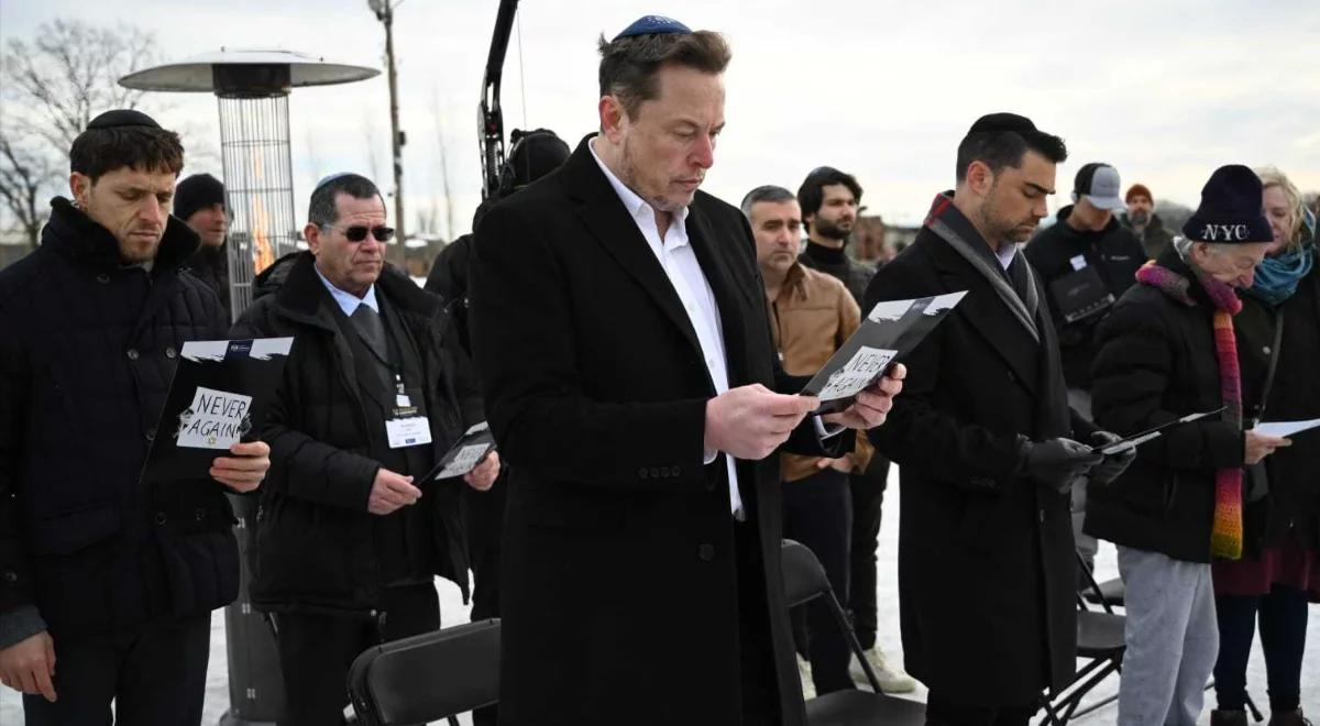 Elon Musk w Polsce. Odwiedził Muzeum Auschwitz-Birkenau [ZDJĘCIA]