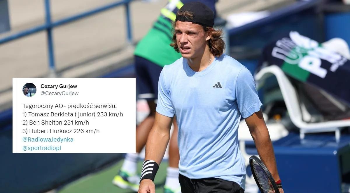 Australian Open: polski junior wygrywa i bije rekordy. Berkieta wyprzedził Hurkacza 