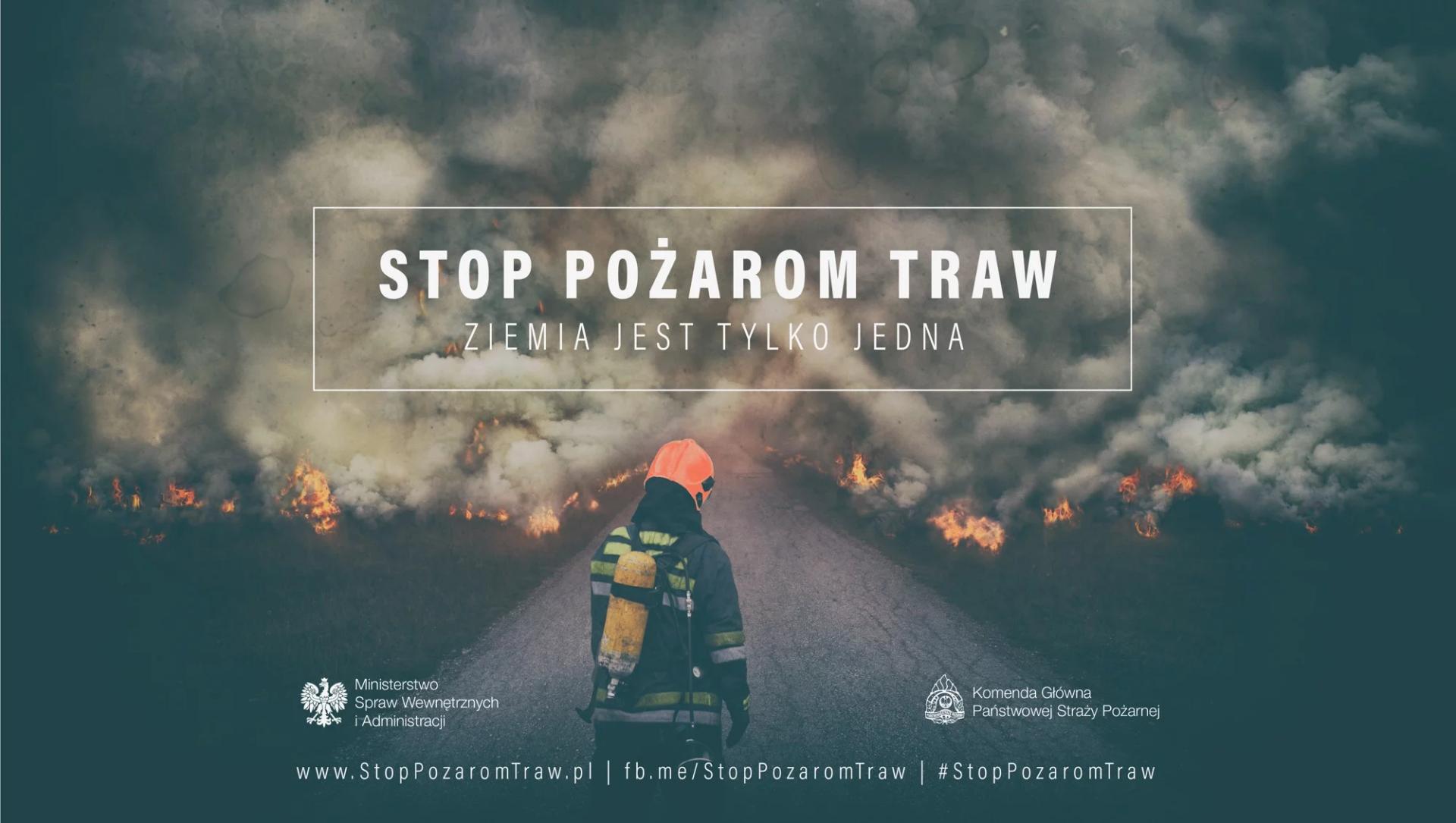 Rozpoczęła się kampania informacyjna "Stop pożarom traw"