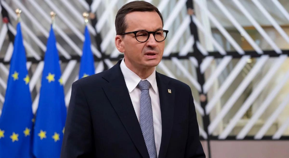 Premier Morawiecki: Zachód musi przestać się łudzić. Opieszałość i bierność będą działać na korzyść Putina